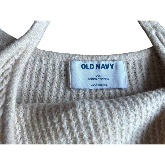 Old Navy Women's Cream Crop Tank Top - Picture 4 of 6